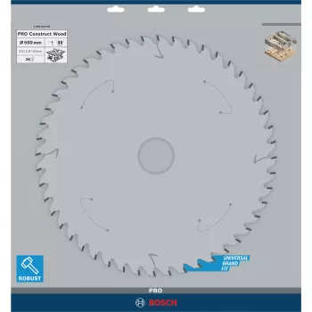 BOSCH SAW CONSTRU. WOOD 500x30x36z x3,8 MATT. WITH NAILS ###