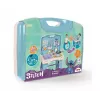 Rotaļu virtuve SMOBY Stitch Kitchen 7600311909 ar piederumiem – bērnu lomu spēļu virtuves komplekts