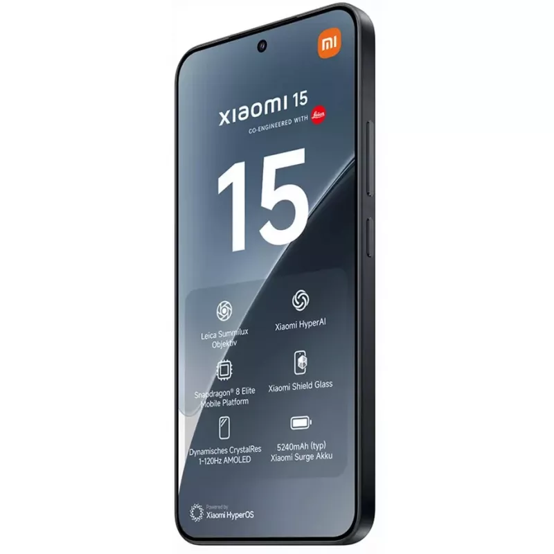 Xiaomi 15 16.1 cm (6.36 inch) 12 GB 512 GB 5240 mAh Melns