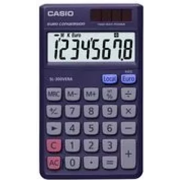 Casio SL-300VERA kabatas kalkulators tumši zils