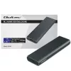 M.2 NVMe SSD korpuss QOLTEC 52630 — USB 3.1 Gen2 10 Gb/s, M.2 NVMe diskiem