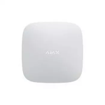 Ajax Hub 2 4G balts — centrālais vadības panelis drošības sistēmai ar 4G atbalstu, balts