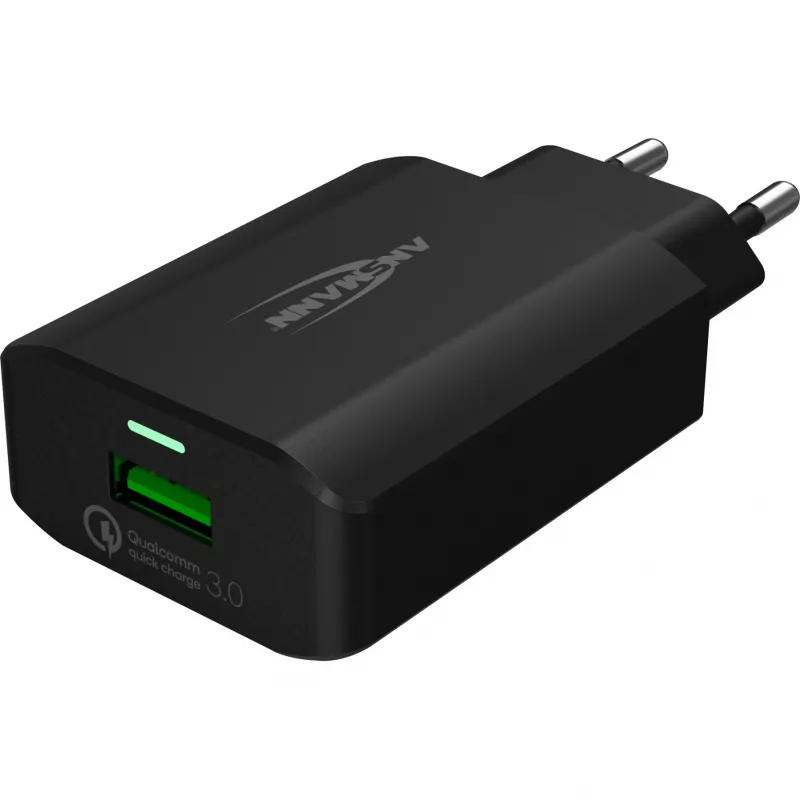 Ansmann Home Charger 130Q - iekštelpu - maiņstrāva - 12 V - melns