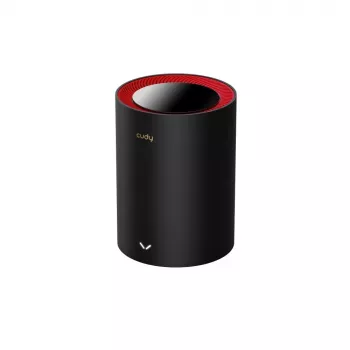 Cudy M3000 divjoslu (2,4 GHz / 5 GHz) Wi-Fi 6 (802.11ax) melns, sarkans 1 iekšējā