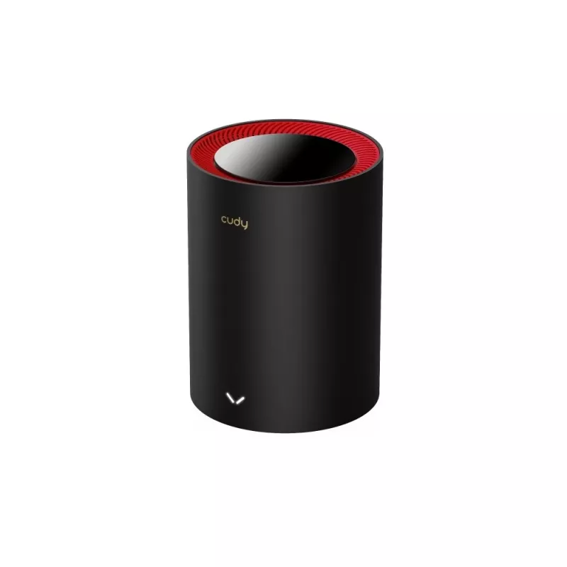 Cudy M3000 divjoslu (2,4 GHz / 5 GHz) Wi-Fi 6 (802.11ax) melns, sarkans 1 iekšējā