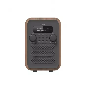 Denver DAB-48pelēka Personālais digitālais pelēks, koka
