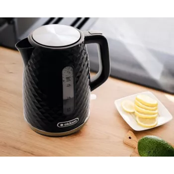 NELO tējkanna, tilpums 1,7 l, jauda 2000 W, melna