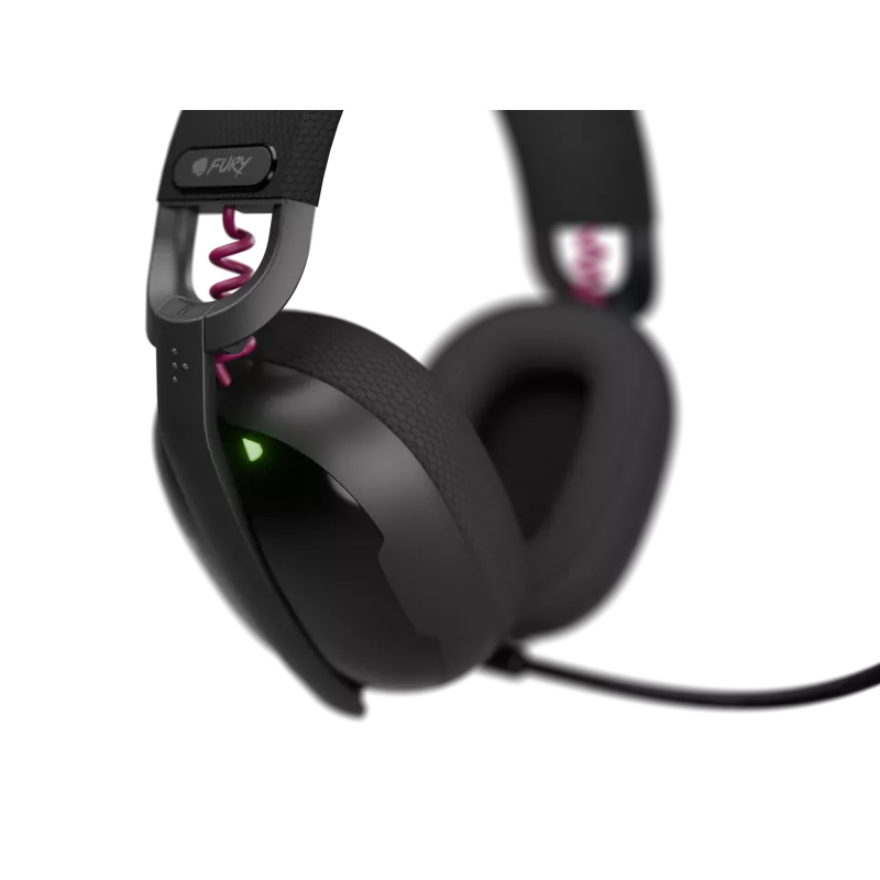 Genesis Gaming Austiņas | Fury Fukiya F6 | Bluetooth | Pāri Ausīm | Mikrofons | Bezvadu | Melns