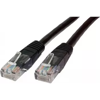 MediaRange - komutācijas kabelis - RJ-45 (V) uz RJ-45 (V) - 2,0 m - ekranēts - CAT 6 - melns (MRCS125)
