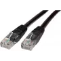 MediaRange - komutācijas kabelis - RJ-45 (V) uz RJ-45 (V) - 2,0 m - ekranēts - CAT 6 - melns (MRCS125)