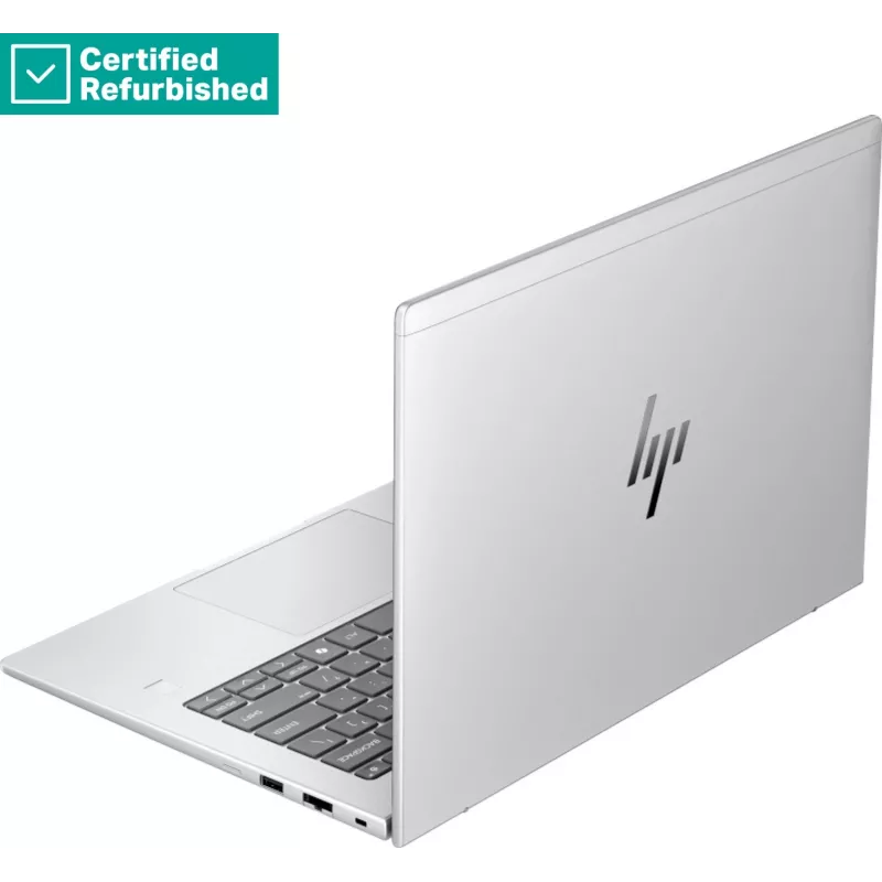 RENEW SILVER HP EliteBook 6 G1i 14 - Ultra 7-255U, 16GB, 512GB SSD, 14 WUXGA 300-nit AG, 5MP IR kamera, FPR, US apgaismota tastatūra, 56Wh, Win 11 Pro, 1 gads