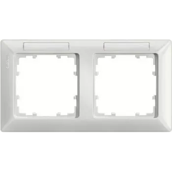 Siemens 5TG25521 sienas plāksne/slēdža pārsegs Titanium, balta