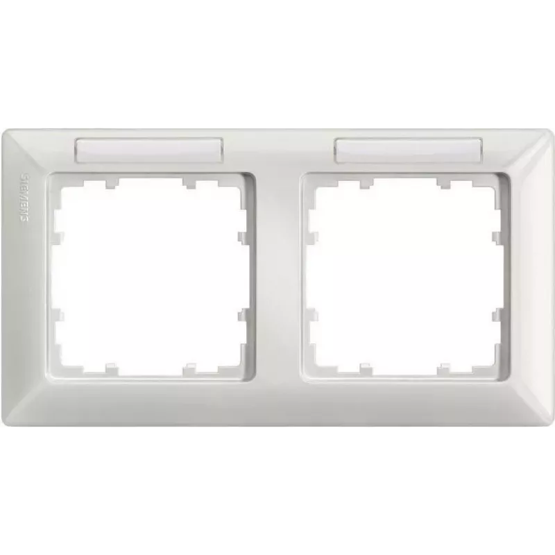 Siemens 5TG25521 sienas plāksne/slēdža pārsegs Titanium, balta