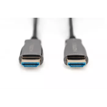 HDMI AOC hibrīda optiskās šķiedras kabelis Digitus AK-330125-100-S