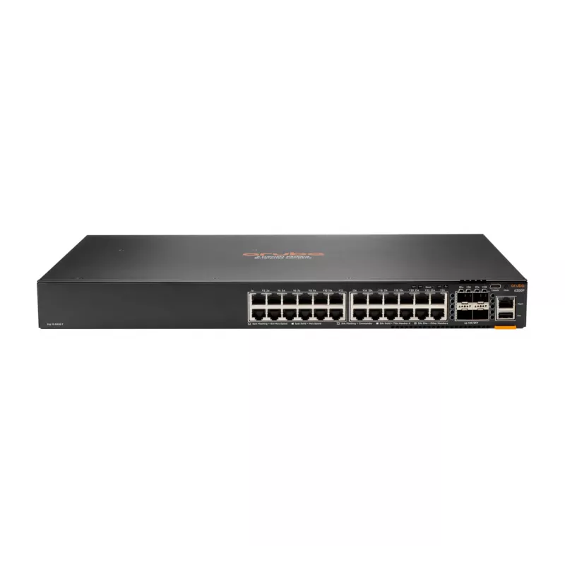 HPE Aruba Networking CX 6200F 24G 4SFP+ slēdzis - pārvaldāms
