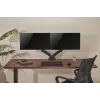 Monitora roka up up Ekonomiskais Interaktīvais Līdzsvara Divkāršais Monitora Roka Matēta Melna VESA 75x75/100x100