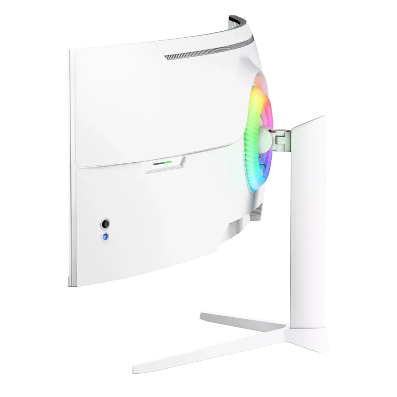 Izliekts monitors Arozzi Nova 49 collas (124.5 cm) Dual QHD 5120×1440 LED VA, 32:9, 4 ms, USB centrmezgls, skaļruņi, balts