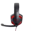 Spēļu austiņas ESPERANZA BLACKBIRD, mikrofons, USB/Jack 3.5 mm, melna/sarkana
