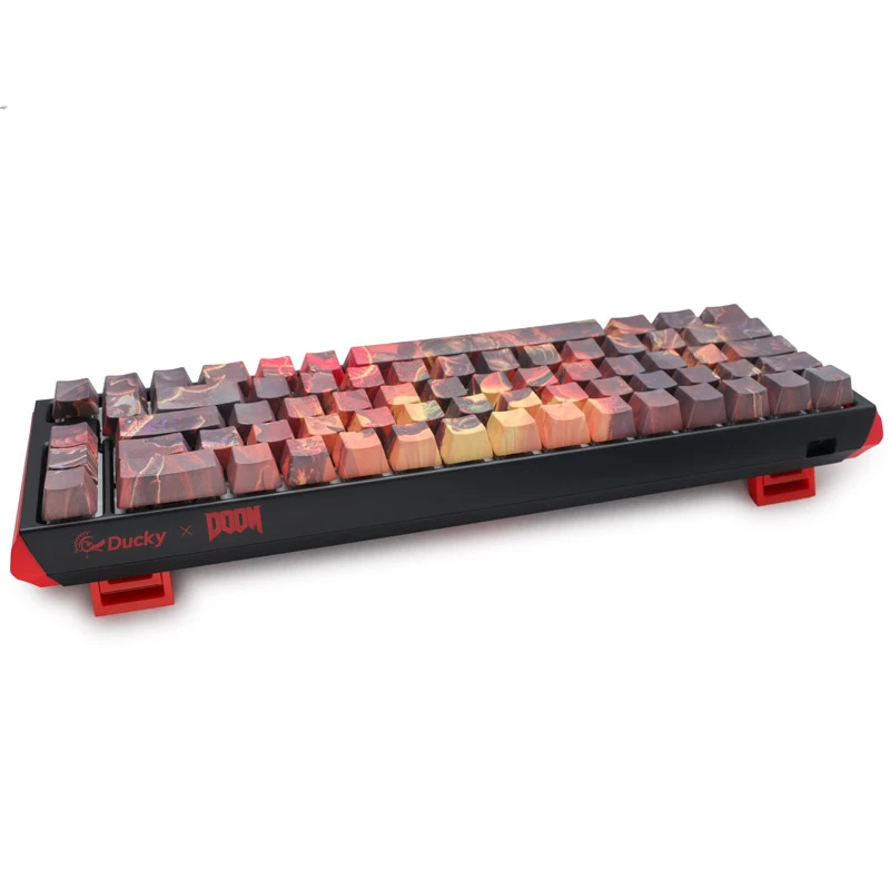 Ducky One 3 SF Doom Limited Edition tastatūra Spēļu USB QWERTY UK angļu Daudzkrāsains