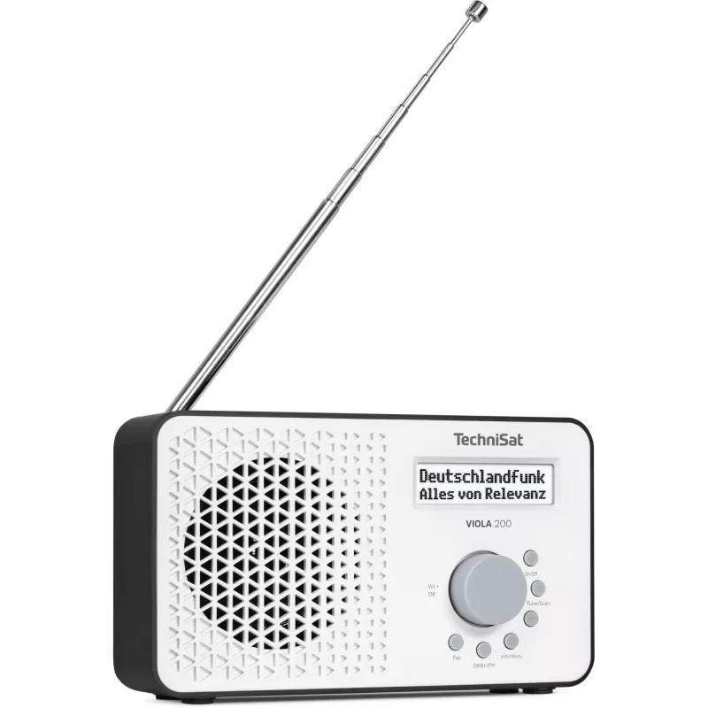 TV uztvērējs TECHNISAT VIOLA 200 balts/melns HD DVB‑S2