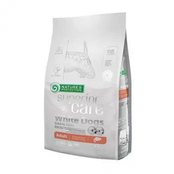 NATURE'S PROTECTION Superior Care Balts Dogs Grain Free Junior Mazā baltā zivs - sausā barība kucēniem - 1.5 kg