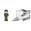 Konstruktoru komplekts Cobi F-16C Fighting Falcon — 463 detaļas, mēroga modeļa būvēšanas komplekts