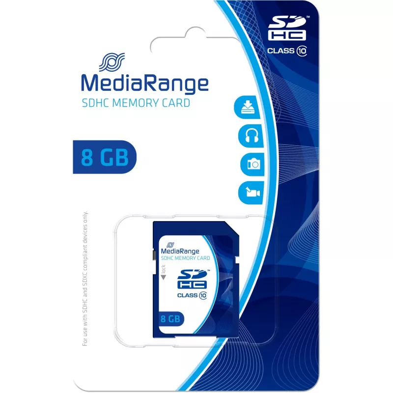 Atmiņas karte MediaRange 8 GB SDHC Class 10 MR962