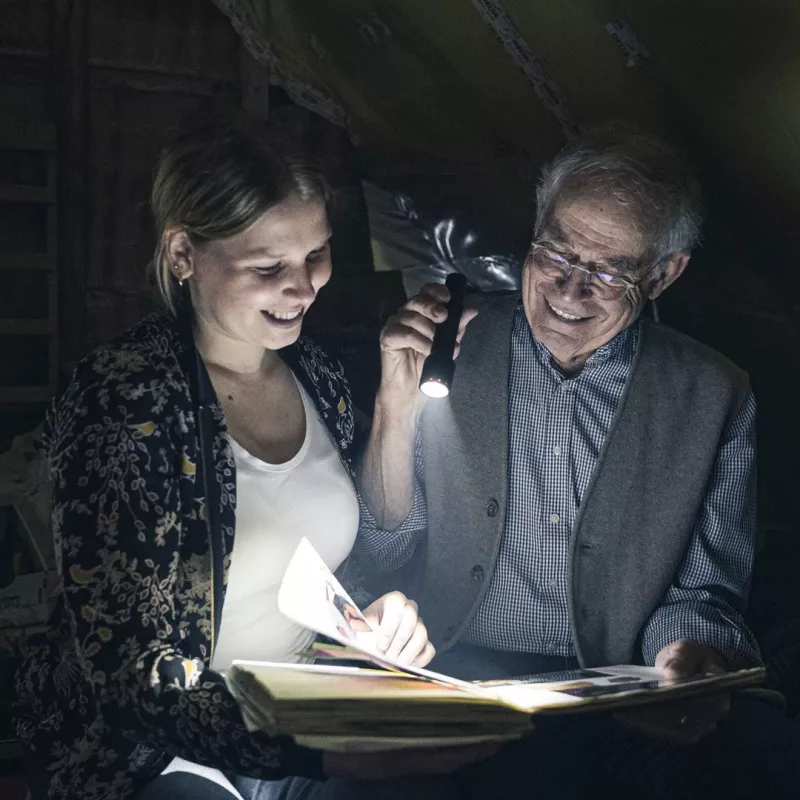 Ledlenser P6R melna rokas lukturīša LED