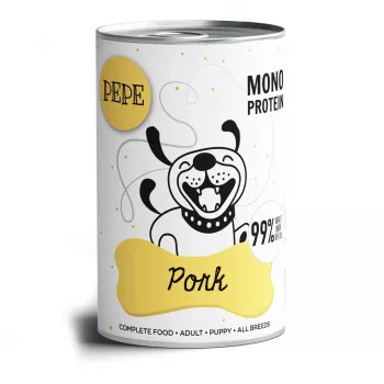 PAKA ZWIERZAKA Pepe Pork - mitrā suņu barība - 400g