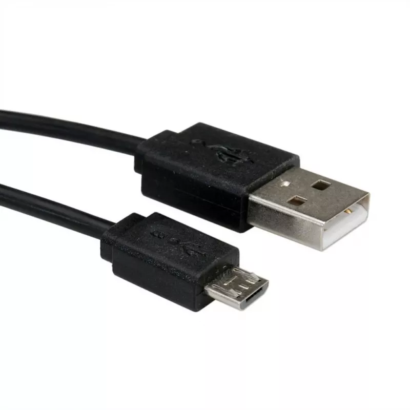 ROLINE USB 2.0 spirālveida kabelis — A — Micro B — ST/ST 1,0 m — ekranēts — USB 2.0 Type Micro B — 1 mm — spirālveida (11.02.8317)