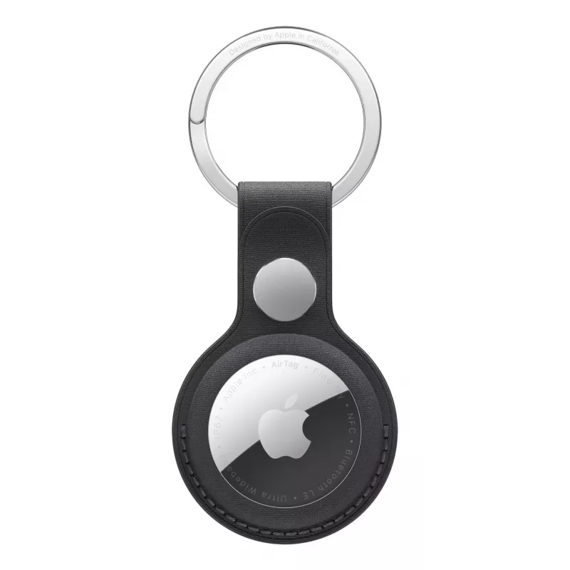 Ring Apple AirTag FineWoven Key Ring Melns
