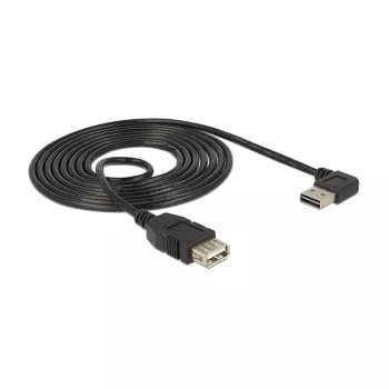 USB kabelis DeLOCK 2m USB 2.0-A uz USB 2.0-A melns