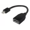 Lenovo 4X90L13971 DisplayPort kabelis Mini DisplayPort Melns