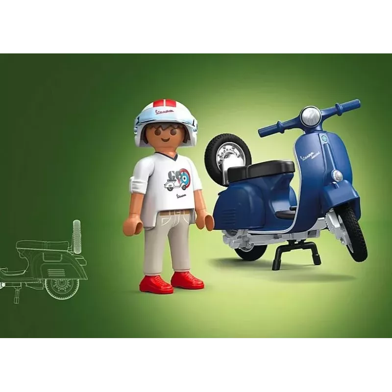 Figūriņu komplekts Vespa 71622 1969. gada Vespa 150 Sprint Veloce, zila
