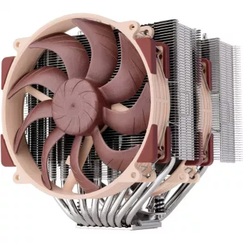 Noctua NH-D15 G2 HBC gaisa dzesētājs, divi 140 mm ventilatori, 1250–1500 RPM, 155,6 m³/h, 12 V, varš, 152×150×168 mm