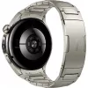 Viedpulkstenis HUAWEI WATCH 5, 1,5 collu AMOLED, 466×466, 46 mm titāna korpuss, Wi‑Fi, GPS, Sudrabs