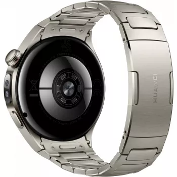 Viedpulkstenis HUAWEI WATCH 5, 1,5 collu AMOLED, 466×466, 46 mm titāna korpuss, Wi‑Fi, GPS, Sudrabs