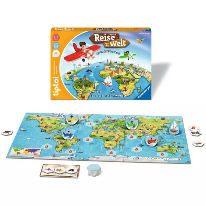 tiptoi Unsere travel around the world, galda spēle