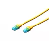 Digitus DK-1511-010/Y Ethernet komutācijas kabelis, dzeltens