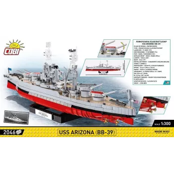 Bloki USS Arizona BB-39 2046 bloki