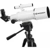 Bresser Optics CLASSIC 70/350 Refraktors 140x Melns, Balts