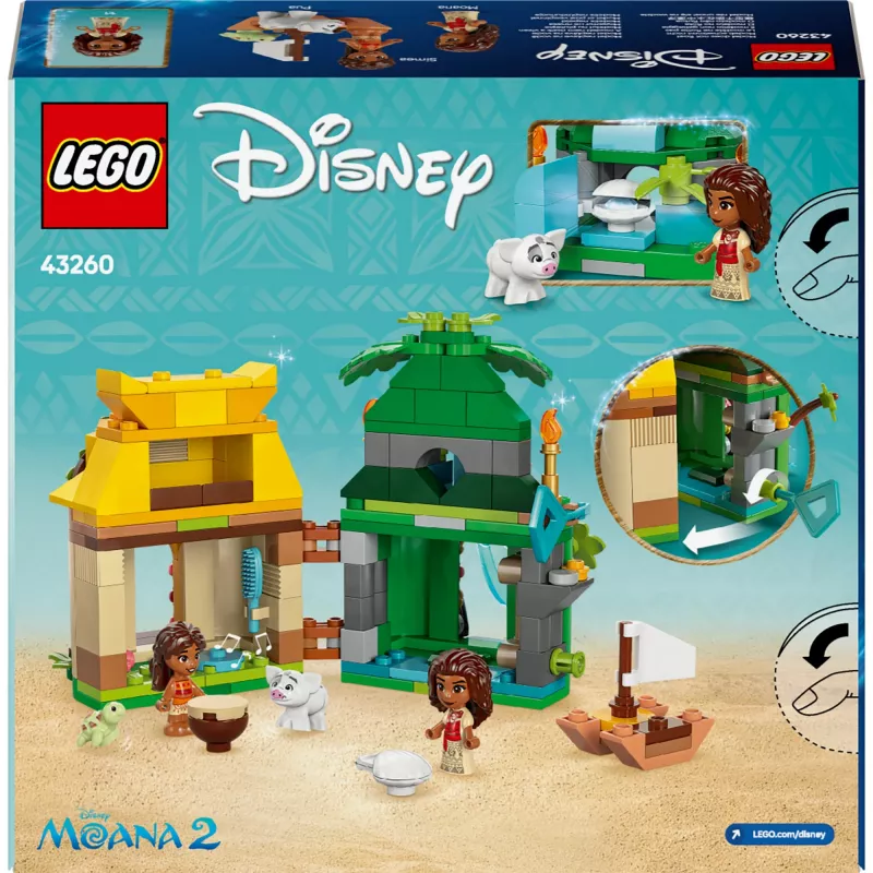 LEGO DISNEY 43260 Moanas salas piedzīvojumi