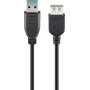 Goobay USB pagarinātāja kabelis USB 3.0 m melns - USB-3.0 spraudnis A tips > USB-3 (74149)