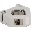 Delock - Modularadapter - DIN sliedes montāžai - CAT 6a - STP - Pelēks - 1 savienotājs (86014)