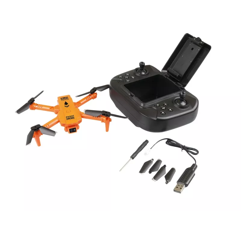 RC kvadrokopters REVELL Pocket Drone 23810 — 2,4 GHz, 4 kanālu tālvadība