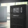 Qoltec 52281 nepārtrauktās barošanas avots (UPS) Dubultās pārveidošanas (Online) 2 kVA 2000 W 3 × F tipa kontaktligzdas
