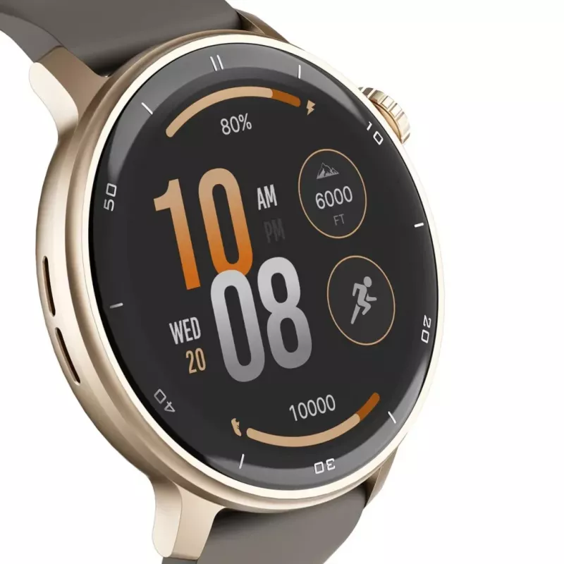 Viedpulkstenis Stelio STSWA101GD Activ GPS 46mm zelta krāsā — 46 mm GPS viedpulkstenis, zelta korpuss