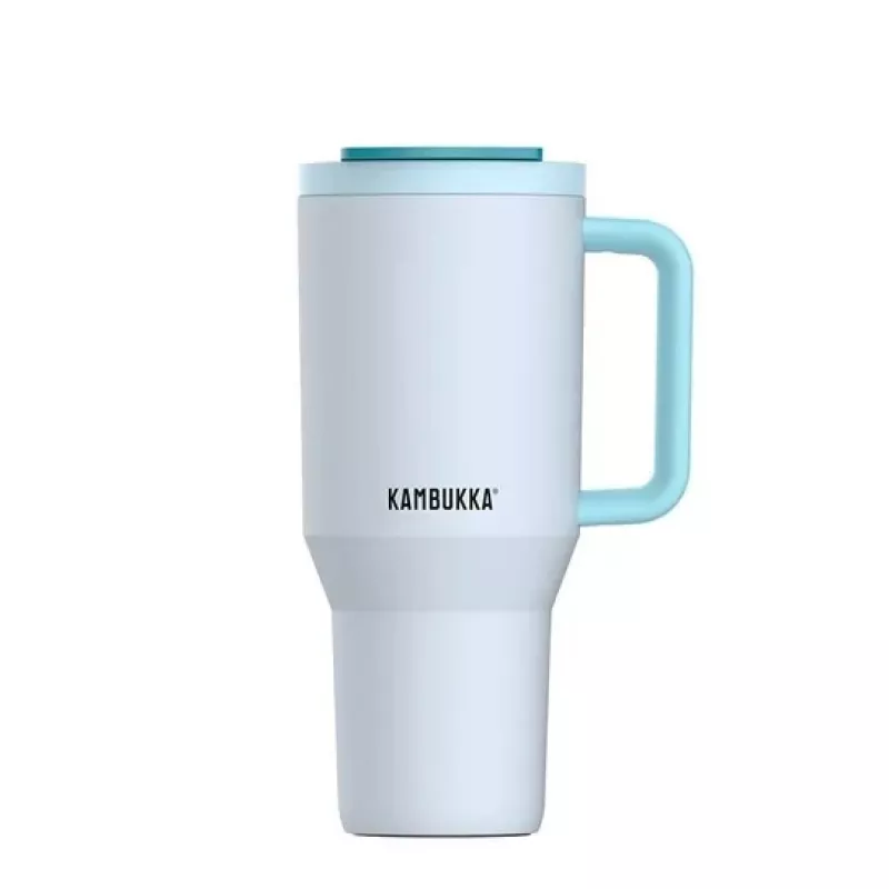 Termo krūze ar teleskopisko salmiņu Kambukka Rio Tumbler 950ml Frosty Coconut