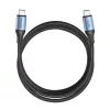 Vention USB 2.0 5A 240W 1.5m MELNS USB-C uz C kabelis