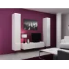 Cama viesistabas mēbeļu komplekts VIGO 9 balts/balts glancēts